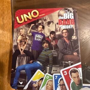 UNO The Big Bang Theory Card Game Tin - Character Art